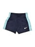 Nike 100% Polyester Color Block Blue Athletic Shorts 9-12 MO / 12 MO - photo 1