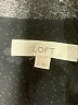 Ann Taylor LOFT 100% Polyester Floral Black Casual Dress Size 6 - photo 4