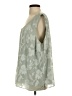 Dana Kay 100% Polyester Green Sleeveless Blouse Size 24 waist - photo 5