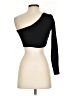 Princess Polly 100% Polyester Black 3/4 Sleeve Top Size 4 - photo 2