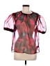 Torrid 100% Polyester Pink Short Sleeve Blouse Size Med Plus (00) - photo 1