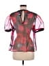 Torrid 100% Polyester Pink Short Sleeve Blouse Size Med Plus (00) - photo 2