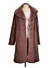Avec Les Filles 100% Polyester Burgundy Coat Size S - photo 1