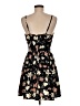 Shein 100% Polyester Floral Black Cocktail Dress Size 6 - photo 2
