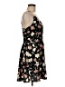 Shein 100% Polyester Floral Black Cocktail Dress Size 6 - photo 4