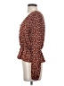 Sienna Sky 100% Polyester Brown Long Sleeve Blouse Size S - photo 5