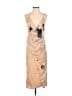 Cali Dreaming Tan Cocktail Dress Size S - photo 1