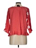Liv 100% Rayon Red 3/4 Sleeve Blouse Size L - photo 2