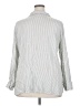 Alexander Jordan Stripes Silver Long Sleeve Button-Down Shirt Size 2X - photo 2
