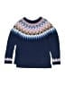 Boden Chevron-herringbone Blue Pullover Sweater Size 6 - photo 1