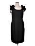 Donna Ricco Black Cocktail Dress Size 16 - photo 1
