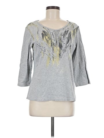 Christopher & Banks 3/4 Sleeve T-Shirt (view 1)