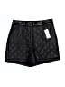 Express 100% Polyester Argyle Black Shorts Size 0 - photo 1