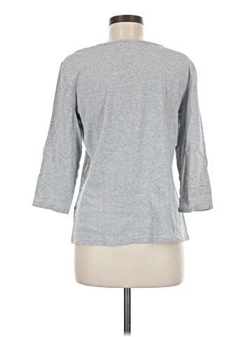 Christopher & Banks 3/4 Sleeve T-Shirt (view 2)