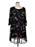 Torrid 100% Polyester Black Casual Dress Size 1X Plus (1) - photo 1