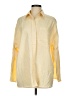Shein 100% Polyester Color Block Yellow Long Sleeve Blouse Size 6 - photo 1