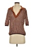 BDG Brown 3/4 Sleeve Blouse Size S - photo 1