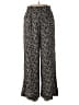 H&M 100% Viscose Animal Print Black Casual Pants Size S - photo 1