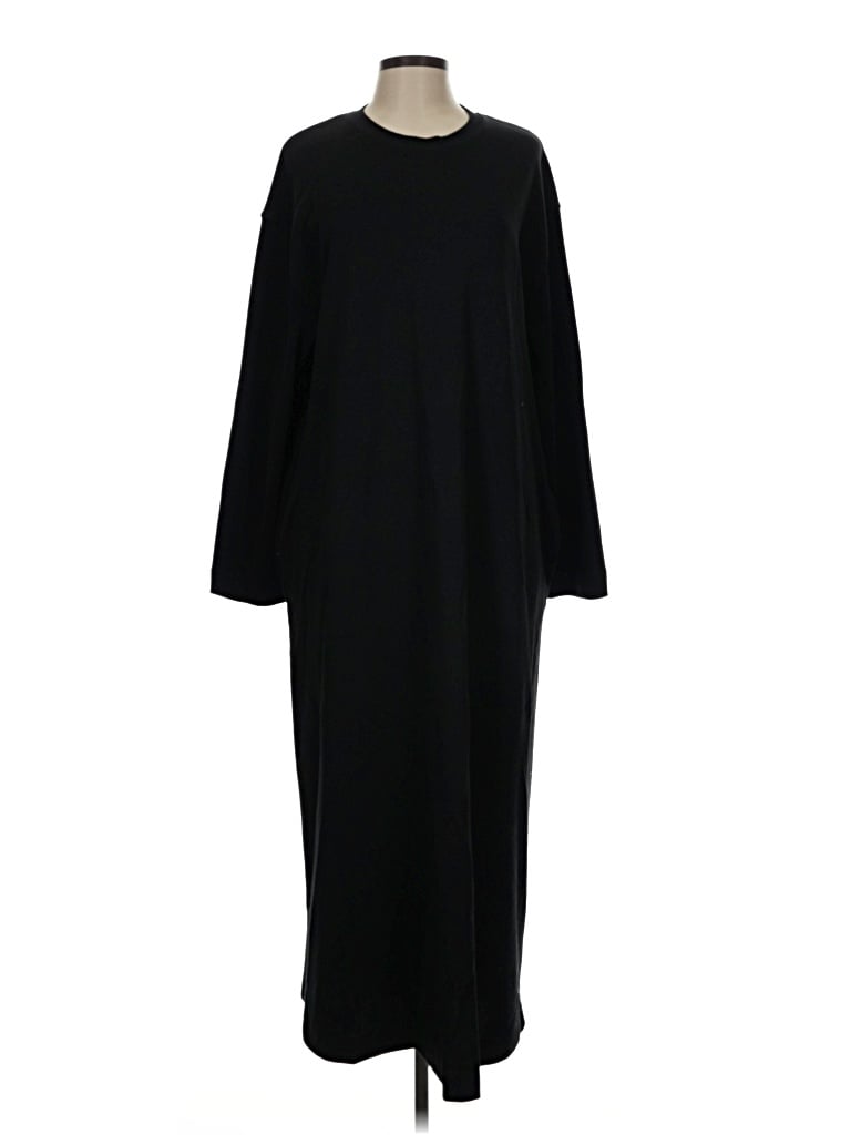 Pre-owned Zara Casual Dress In Black