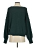 Altar'd State 100% Polyester Solid Green Pullover Sweater Size XS - photo 2