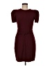 Express Solid Burgundy Casual Dress Size M - photo 1