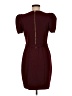 Express Solid Burgundy Casual Dress Size M - photo 2
