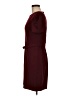 Express Solid Burgundy Casual Dress Size M - photo 5