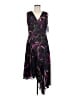 DKNY 100% Polyester Graphic Black Cocktail Dress Size 6 - photo 1