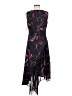 DKNY 100% Polyester Graphic Black Cocktail Dress Size 6 - photo 2