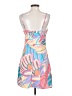Shein 100% Polyester Tropical Pink Cocktail Dress Size S - photo 2