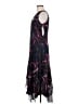 DKNY 100% Polyester Graphic Black Cocktail Dress Size 6 - photo 5
