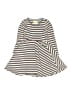 Vignette 100% Cotton Stripes Gray Blue Dress Size 4 - photo 1