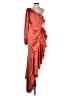 Mac Duggal 100% Polyester Orange Cocktail Dress Size 2 - photo 1