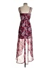 Lily Rose 100% Polyester Floral Red Cocktail Dress Size S - photo 2