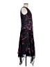 DKNY 100% Polyester Graphic Black Cocktail Dress Size 6 - photo 4
