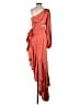 Mac Duggal 100% Polyester Orange Cocktail Dress Size 2 - photo 2