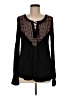 Boston Proper 100% Rayon Black Long Sleeve Blouse Size M - photo 1