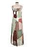 Luxely 100% Polyester Graphic Green Casual Dress Size 6 - photo 2
