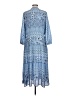 J. McLaughlin 100% Polyester Blue Casual Dress Size L - photo 2
