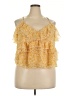 Old Navy 100% Polyester Yellow Sleeveless Blouse Size 2X - photo 1