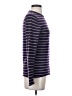 J.Crew 100% Cashmere Stripes Purple Cashmere Pullover Sweater Size S - photo 4