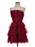 BCBGMAXAZRIA 100% Polyester Burgundy Cocktail Dress Size 2 - photo 1