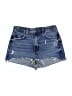 Zara Stars Blue Denim Shorts Size 4 - photo 1