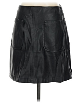 Maeve by Anthropologie Faux Leather Skirt (view 2)