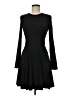 Theory Solid Black Casual Dress Size 6 - photo 1