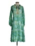 Assorted Brands 100% Viscose Paisley Green Casual Dress Size XS - photo 1