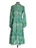 Assorted Brands 100% Viscose Paisley Green Casual Dress Size XS - photo 2