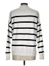 Old Navy Stripes White Turtleneck Sweater Size L - photo 2