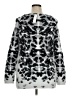 White House Black Market Animal Print Silver Pullover Sweater Size XL (petite) - photo 2