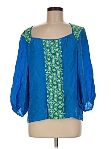 Nanette Lepore 3/4 Sleeve Silk Top (view 1)